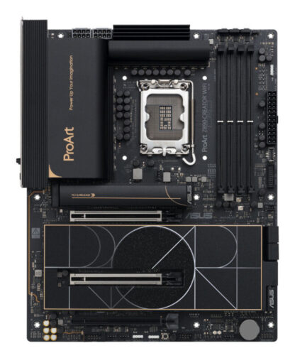 Asus PROART Z890-CREATOR WIFI, Intel Z890, 1851, ATX, 4 DDR5, HDMI, 2 TB5, Wi-Fi 7, 10G & 2.5G LAN, 5x M.2, Creator Hub