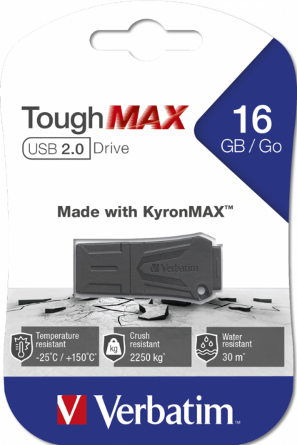 Verbatim Toughmax USB 2.0 Drive 16GB USB A