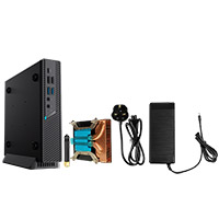 CiT N150C 1 Litre USB Type-C Ultra-Thin Mini-ITX Computer Case With 120W Laptop Adpater CPU Cooler WIFI Antenna 5cm Included