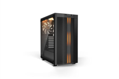 be quiet! Pure Base 500DX Case, Black, Mid Tower, 1 x USB 3.2 Gen 1 Type-A / 1 x USB 3.2 Gen 2 Type-C, Tempered Glass Side Window Panels, 3 x Pure Wings 2 140mm Black PWM Fans Included, ARGB LED Lighting Front Mesh Panel