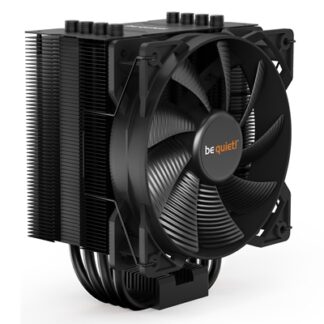 be quiet! Pure Rock 2 Black CPU Cooler, Single 120mm PWM Fan, For Intel Socket: 1700/1200 / 2066 / 1150 / 1151 / 1155 / 2011(-3) square ILM; For AMD Socket: AM4 / AM3(+), 150W TDP, 155mm Height
