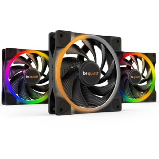 be quiet! Light Wings 120mm ARGB PWM High Speed Fan Black 3 Pack