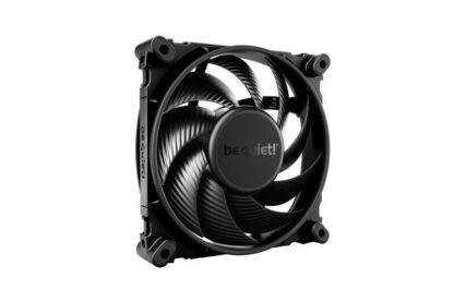 be quiet! Silent Wings 4 PWM Black Fan, 120mm, 1600RPM, 4-Pin PWM Fan Connector, Black Frame, Black Blades, Optimized Fan Blades for High End Performance, 2 Mounting Options