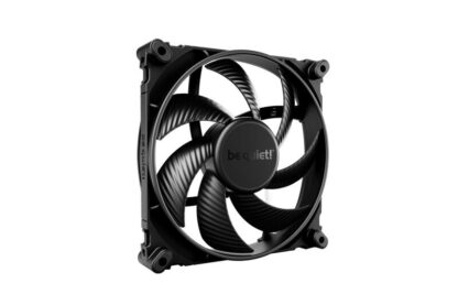 be quiet! Silent Wings 4 PWM Black Fan, 140mm, 1100RPM, 4-Pin PWM Fan Connector, Black Frame, Black Blades, Optimized Fan Blades for High End Performance, 2 Mounting Options