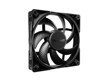 be quiet! Silent Wings Pro 4 PWM Black Fan, 140mm, 2400RPM, 4-Pin PWM Fan Connector, Black Frame, Black Blades, Optimized Fan Blades for the Highest Performance for Radiators & Heat Sinks, 3 Mounting Options, 3 Speed Switch