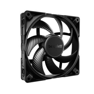 be quiet! Silent Wings Pro 4 PWM Black Fan, 140mm, 2400RPM, 4-Pin PWM Fan Connector, Black Frame, Black Blades, Optimized Fan Blades for the Highest Performance for Radiators & Heat Sinks, 3 Mounting Options, 3 Speed Switch