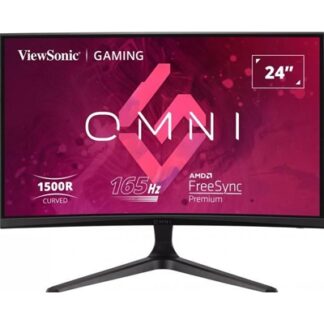 Viewsonic VX Series VX2418C computer monitor 61 cm (24") 1920 x 1080 pixels LCD Black