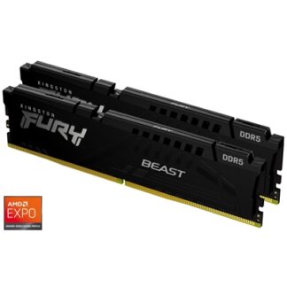 Kingston Technology FURY Beast 32GB 6000MT/s DDR5 CL36 DIMM (Kit of 2) Black