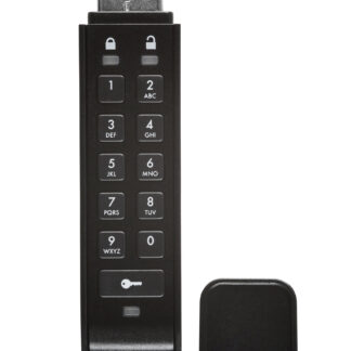 iStorage datAshur Personal2 256-bit 8GB USB 3.0 secure encrypted flash drive IS-FL-DAP3-B-8