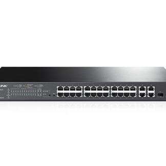 TP-Link JetStream TL-SL2428P network switch Managed L2 Fast Ethernet (10/100) Power over Ethernet (PoE) 1U Black