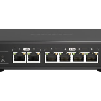 QNAP QSW-2104-2T network switch Unmanaged 2.5G Ethernet (100/1000/2500) Black