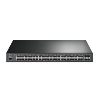 TP-Link Omada 48-Port Gigabit and 4-Port 10GE SFP+ L2+ Managed Switch with 48-Port PoE+