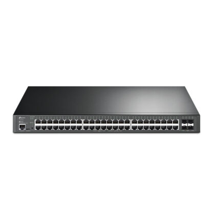 TP-Link Omada 48-Port Gigabit and 4-Port 10GE SFP+ L2+ Managed Switch with 48-Port PoE+