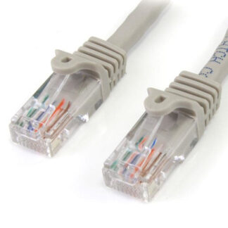 StarTech.com Cat5e Patch Cable with Snagless RJ45 Connectors - 5 m, Grey