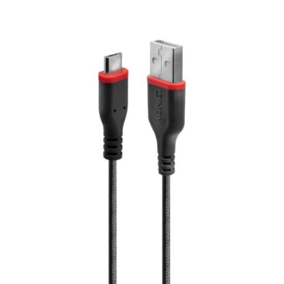 Lindy 1m Reinforced USB Type A to Micro-B Cable