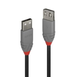 Lindy 2m USB 2.0 Type A Extension Cable, Anthra Line