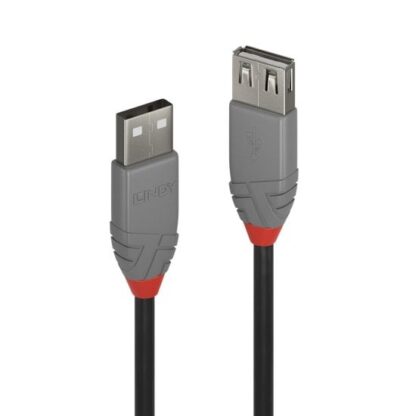 Lindy 2m USB 2.0 Type A Extension Cable, Anthra Line