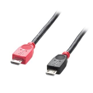 Lindy 0.5m USB 2.0 Type Micro-B to Micro-B OTG Cable