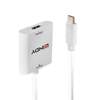 Lindy 43276 USB graphics adapter 3840 x 2160 pixels White