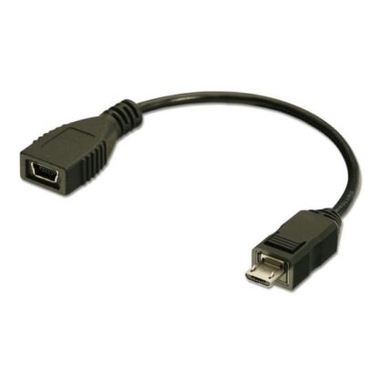 Lindy 70392 USB cable 0.1 m Mini-USB B Micro-USB B Black