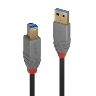 Lindy 1m USB 3.2 Type A to B Cable, 5Gbps, Anthra Line