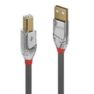 Lindy 5m USB 2.0 Type A to B Cable, Cromo Line