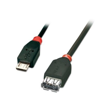 Lindy 0.5m USB 2.0 Type Micro-B to A OTG Cable