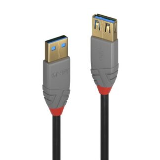 Lindy 2m USB 3.2 Type A Extension Cable, 5Gbps, Anthra Line