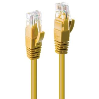 Lindy 2m Cat.6 U/UTP Network Cable, Yellow