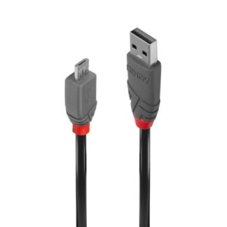 Lindy 5m USB 2.0 Type A to Micro-B Cable, Anthra Line