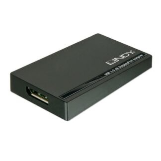 Lindy 43174 USB graphics adapter 3840 x 2160 pixels Black