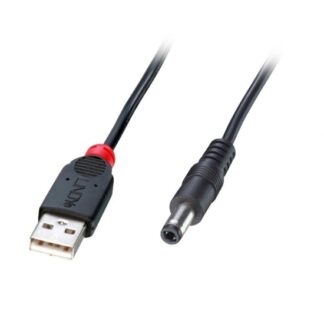 Lindy Adapter Cable USB A male - DC 5.5/2.1 mm male