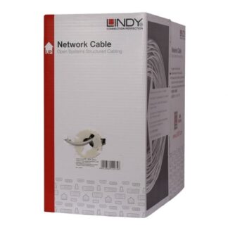 Lindy 12975 networking cable Grey 305 m Cat6 U/UTP (UTP)