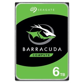Seagate Barracuda 6TB internal hard drive 5400 RPM 256 MB 3.5" Serial ATA III