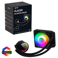 CiT Pro Glacier Watercooler 120mm Black ARGB Infinity