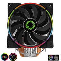 GameMax Gamma 500 Rainbow ARGB CPU Cooler Aura Sync