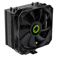 GameMax Sigma 540 Pure Black CPU Cooler With 130mm PWM Black Fan 4 x 6mm Heat Pipes TDP 200W