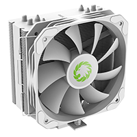 GameMax Sigma 540 Pure White CPU Cooler With 130mm PWM White Fan 4 x 6mm Heat Pipes TDP 200W