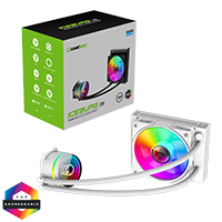 GameMax Iceburg 120mm AIO ARGB Water Cooler White