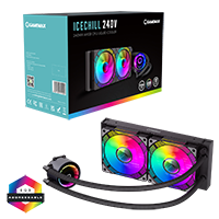 GameMax Ice Chill 240V AIO ARGB Water Cooler Black