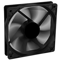   12cm Black Fan 4pin Molex Connector