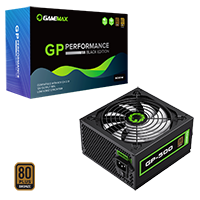 GameMax GP500 500W 80 Plus Bronze Wired Power Supply
