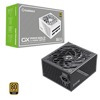 GameMax GX-850W Pro Modular 80 Plus Gold ATX3.0 PCIe 5.0 Black Power Supply With 135mm FDB Fan