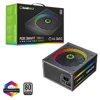 GameMax 1300W Modular 80 Plus Platinum ATX3.0 PCIe 5.0 Power Supply With 14cm ARGB Fan