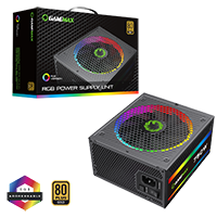 GameMax 750W Pro Modular 80 Plus Gold Power Supply With 14cm ARGB Fan