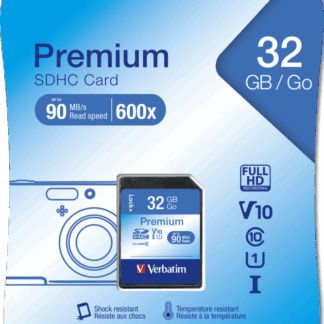 VERBATIM SECURE DIGITAL CARD SDHC 32GB CLASS 10