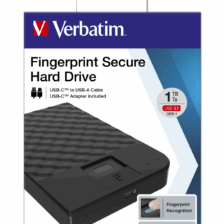 VERBATIM VERBATIM FINGERPRINT SECURE HDD 2.5 1TB USB 3.1