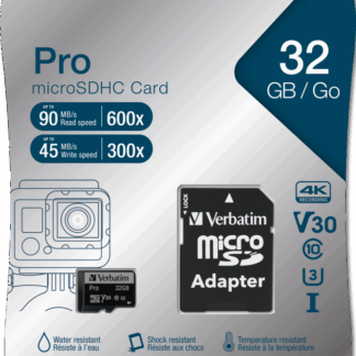Verbatim micro SDHC 32GB PRO Class 10 UH