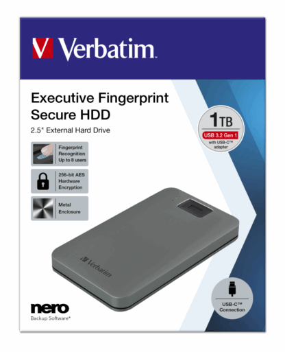 Verbatim Executive Fingerprint Secure