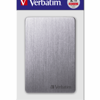 Verbatim Store 'n' Go ALU Slim Portable Hard Drive 2TB Space Grey